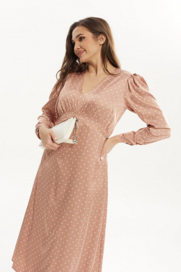Платья Mislana 829 нежная роза