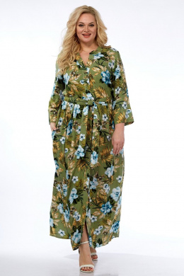 Платья Celentano lite 5003.1 оливковый
