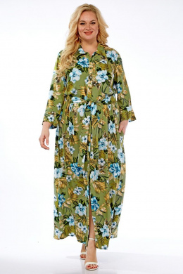 Платья Celentano lite 5004.1 оливковый