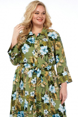 Платья Celentano lite 5004.1 оливковый