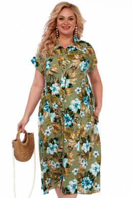 Платья Celentano lite 5010.2 оливковый