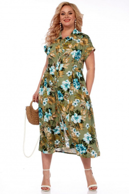 Платья Celentano lite 5010.2 оливковый