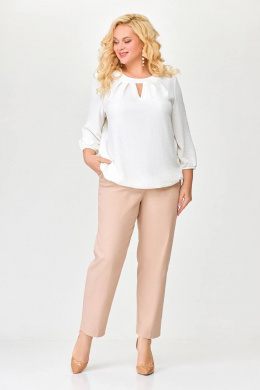 Блузы Swallow 673 молочный