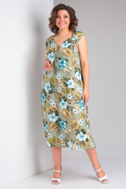 Платья Celentano lite 5013.2 оливковый