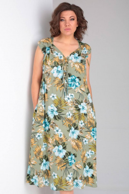 Платья Celentano lite 5013.2 оливковый