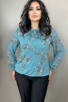 Блузы LindaLux 812 голубая_сакура