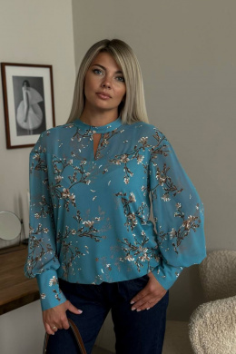 Блузы LindaLux 1-317 голубая_сакура