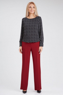 Блузы IVARI 417/1 принт"сердечки"