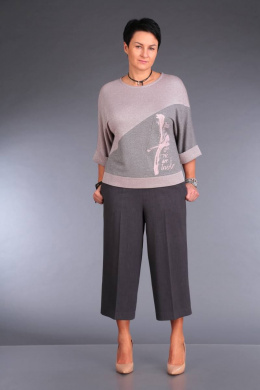 Комплекты брючные ZigzagStyle 521 серый