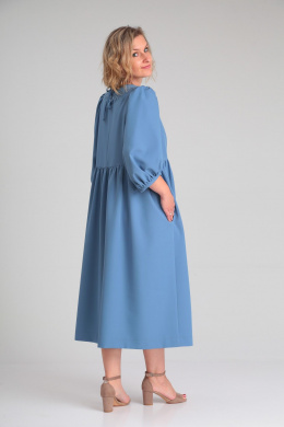 Платья ZigzagStyle 487 голубой