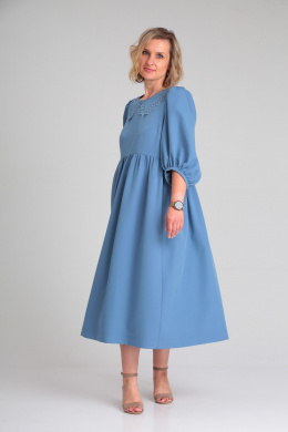 Платья ZigzagStyle 487 голубой