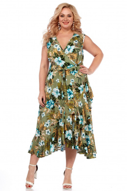 Платья Celentano lite 5024.1 оливковый