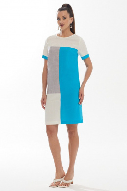 Платья Galean Style 892.1 голубой