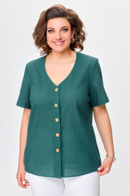 Блузы Swallow 743 изумруд