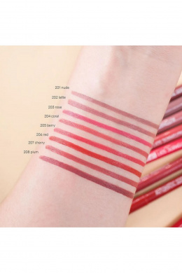 Карандаши для губ Belor Design Automatic soft lippencil тон 206 red