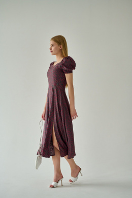 Платья Мастер Мод 844вмс серый_красные_цветочки