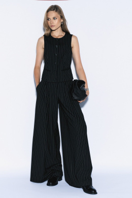 Комплекты брючные MilMil 1123 черный_полоска