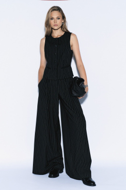 Комплекты брючные MilMil 1123 черный_полоска