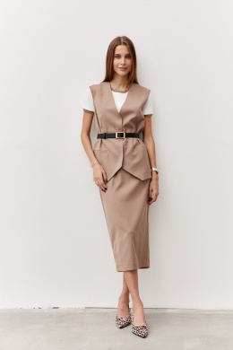 Джемперы Luitui R5071 молочный/капучино