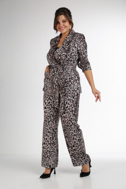 Брючные костюмы Tensi 380 леопардовый_принт