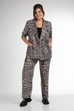 Брючные костюмы Tensi 380 леопардовый_принт