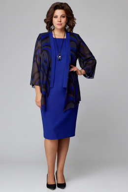 Комплекты с платьем Мишель стиль 1218 сапфир