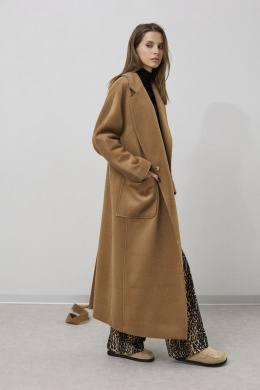 Пальто DAVA 7002 кэмел