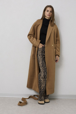 Пальто DAVA 7002 кэмел
