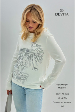 Джемперы DEVITA 8001 молочный