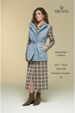 Жилеты DEVITA 4016 голубой