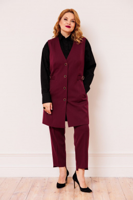 Жилеты AMUAR 1002-2 бордовый