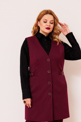 Жилеты AMUAR 1002-2 бордовый