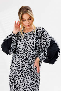 Платья Faufilure C1671 леопард_серый