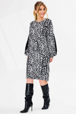 Платья Faufilure C1671 леопард_серый