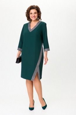 Платья Милора-стиль 1305 зеленое