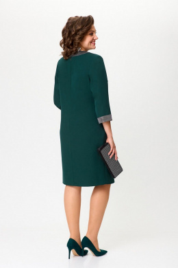 Платья Милора-стиль 1305 зеленое