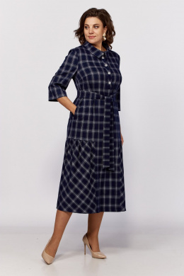 ZigzagStyle 578 синий_клетка