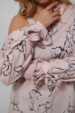 Блузы AMUAR 1030 пудровый