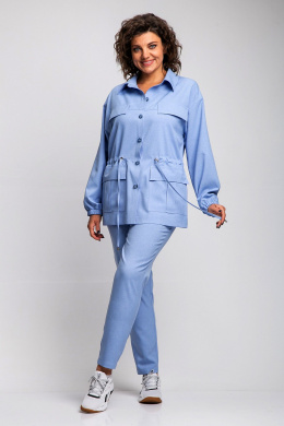 Комплекты брючные Liona Style 946 голубой