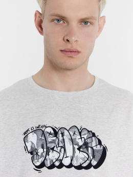 Футболки Mark Formelle 111925/24-4142П-5 серый_меланж_печать_Печать