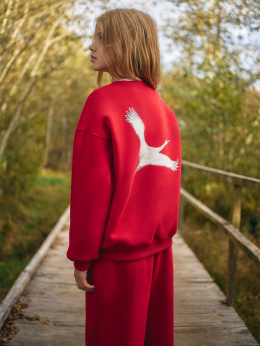 Джемперы и кардиганы Mark Formelle 127940/24-30549П-7П т.красный_печать_1_сл_на_пол_3_сл_на_спинке