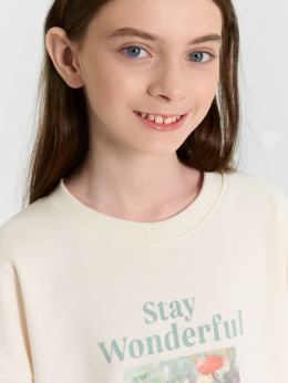 Джемперы и кардиганы Mark Formelle 127958/24-31209П-7 молочный_печать_3_сл_на_пол