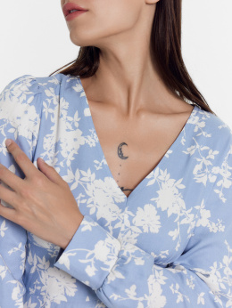 Платья Mark Formelle 152512/24-30360П-8 цветочки_на_пыльно_голубом