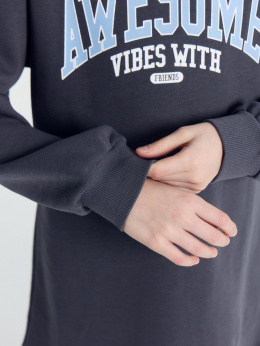 Платья и сарафаны Mark Formelle 157836/22/25614П-7 графит_печать_3_сл_на_пол