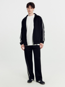 Брюки и леггинсы Mark Formelle 181251/22/3426Ц-2 черный_св.молочный