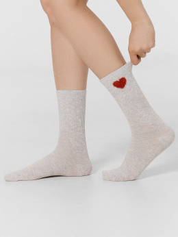 Носки и гольфы Mark Formelle 217K-2870/24217K св.серый_меланж_рис.2870