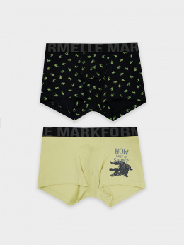 Нижнее белье Mark Formelle 411215-2/25-5145П-5 аллигаторы_на_черном_зеленый_Нил_1_сл_2изд_на_ЛВ_д