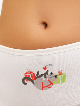 Трусы Mark Formelle 412458-3/22/22.22-20331П-5 молочный_печать_2_сл_1тр_на_дет_пер