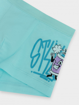 Трусы Mark Formelle 413345/24-27666П-0 бирюзовый_печать_2_сл_на_ЛВ_дет_пер