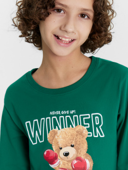 Пижамы Mark Formelle 563311/24-29451ПП-0 зеленый_печать_Печать